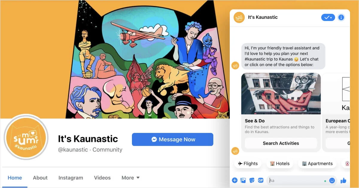 Kaunas City Integrates Eddy Travels AI Assistant on Messenger